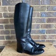 Marlborough Equestrian Riding Boots Ladies Black Dress Tall UK 8.5B