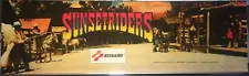 Sunset Riders Arcade Marquee 27" x 8"