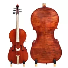 Special offer!Super value Baroque style SONG maestro 5 strings cello 4/4#15931