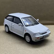 BM Creations 1:64 1989 Suzuki Swift GTi LHD Diecast Model WHITE *Ships from USA*