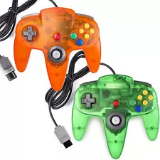 miadore 2 Packs Classic 64 Wired Controller Joystick for N64 Video Game System N