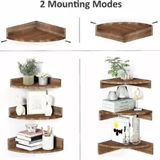 Corner Shelves Ample Storage Space Easy Installation High-quality Wood