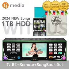 TJ Media B2 Karaoke Machine System 1TB+Remote Control+Book(Koreran+Foreign Book)