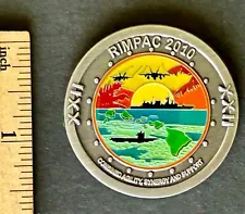 FS: Challenge Coin 2010 RIMPAC Hawaiian Islands Pacific Fleet Pearl Harbor