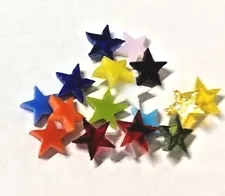 1/2" Glass Precut Stars for Fusing & Mosaic - Coe 90 - Stained Glass - Fusible