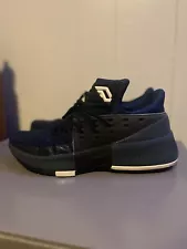 Adidas Damian Lillard Dame 3 Basketball Shoes-Size 11.5 Collegiate Navy PREOWNED