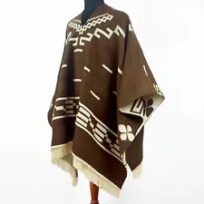 Clint Eastwood Western Cowboy Poncho Serape replica handmade of Alpaca wool