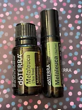 doTerra Tea Tree (Melaleuca) Essential Oil 15ml Bottle and 10ml Roll On