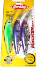 Berkley #7 Flicker Shad Crankbaits (3-Pack-Morn Dew/SS of Purple/Random Flash)