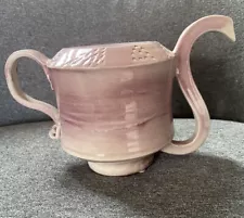 Unique Handmade Pink One Of A Kind Ceramic Teapot