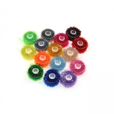 15pcs Fly Fishing Material Crystal Flash Line Nymph Body for Knitting Streamer