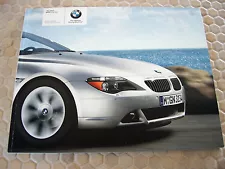 BMW OFFICIAL 645 Ci CONVERTIBLE COUPE PRESTIGE SALES BROCHURE 2005 USA EDITION