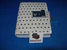 NEW WHITE SEQUIN DIARY WITH A BUILT IN LOCK AND 1 KEY FREE SHIPPING