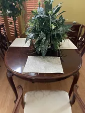 Thomasville Dining Room Set w/ 6 Chairs, China Cabinet, and Mini Cabinet