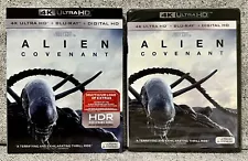 ALIEN COVENANT 4K UHD + Blu-ray w/SLIPCOVER NEW & SEALED RARE