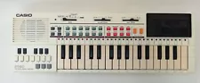 Casio PT-80 Mini Electronic Keyboard Including ROM Pack RO-551 Working Condition