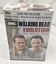 Box of The Walking Dead Trading Cards - Open, Sealed, 1 Hit Evolution