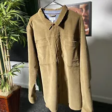 Corduroy Dull Gold Button Shirt - NICE!