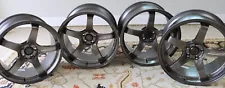 NISSAN GTR ADVAN RACING GT PREMIUM WHEELS, DARK BRONZE METALLIC, 20x12/20x10