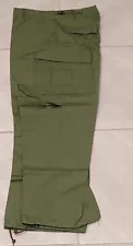 OG-107 Pants, Vietnam era Jungle Fatigue, Rip-Stop 100% Cotton, NOS, Medium Long