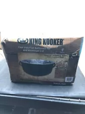 King Kooker 5924S Cast Iron Outdoor Cooking Pot, 4-Gal. FREE SHIPP.