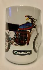 Team Ossa Motorcycles coffee cup motocross MX CZ MAICO Bultaco