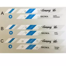 Campagnolo Sigma Rim decals E One set for two rims per sale only New 32 or 36h