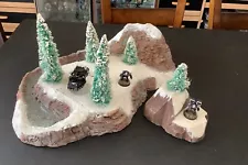 Warhammer Ad&d Wargame Terrain Dept 56 Winter Snow Hills And Trees OOP