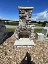 Outdoor Fireplaces WOOD NATURAL GAS PROPANE GAS Custom Hand Crafted By Amish