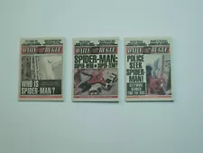 3 Pack - 1/12 Scale Newspaper - Daily Bugle for Spiderman Peter Parker