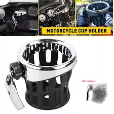 Handlebar Water Drink Cup Holder For Harley Electra Street Tri Glide Road King (For: More than one vehicle)