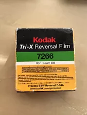 Expired - Kodak Super 8mm Film TRI-X 7266 B&W Reversal Film 50ft