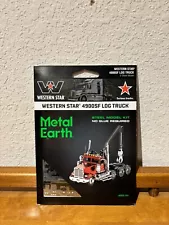 Metal Earth Western Star 4900SF Log Truck Steel Model Lot