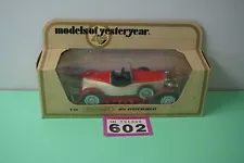 Matchbox Models Of Yesteryear Y-14 Stutz Bearcat Boxed