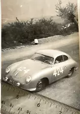 VINTAGE 356 PORSCHE 1953 MILLE MIGLIA RACING CAR PHOTO