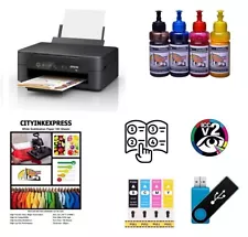 Sublimation printer starter Kit A4 :Epson XP-2200, Paper, Ink, ICC Bundle