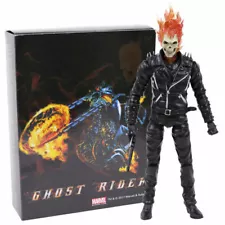 New Marvel Ghost Rider Johnny Blaze PVC Action Figure Collectible Model in Box