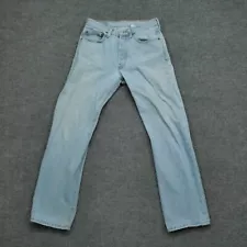 Vintage Levis 501 Jeans Mens 31x32 Blue Button Fly Pants Adult Distressed Y2K