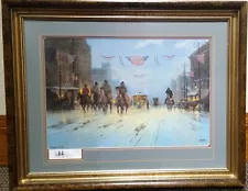 G. Harvey print "Dallas 1908" framed press proof