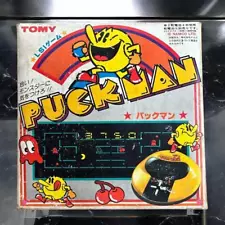 Pacman Tomy Game Watch Pac Man Handheld LCD LSI Retro Game Tested W/ Box