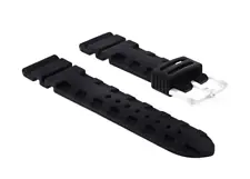 24MM RUBBER DIVER WATCH BAND STRAP FOR PANERAI ACCORDION SUBMERSIBLE PAM MODEL