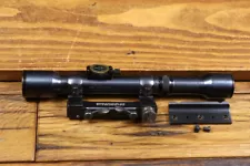 Vintage Pre WW2 German Hensold Wetzlar 4X Rifle Scope & Griffin & Howe Mount