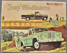 1962-1963 Jeep Gladiator Pickup Truck Brochure Townside Panel Original