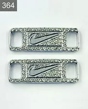 New Metal Diamond Buckles Nike Lace Locks Buckles Set of 2