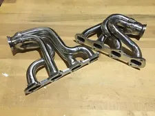 FOR Ford Mustang 281 Twin Turbo Headers 4v 4valve cobra V8 4.6L SALEEN GT SHELBY