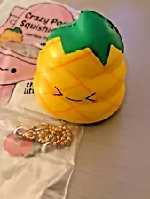 SALE ** Puni Maru Crazy Poo Squishy Pineapple