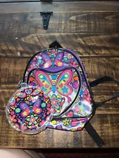 lisa frank mini backpack Butterflies Dream Writers In Excellent Condition