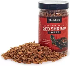 All Natural Large Sun-Dried Red Shrimp - Perfect for Aquatic Turtles, Aquatic Fr