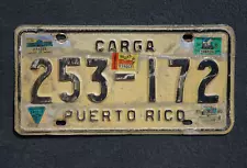 1980s PUERTO RICO License Plate