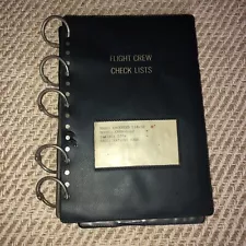 Lockheed C-60A Lodestar Flight Crew Check Lists USAAF USAF PILOT 5 Ring Binder